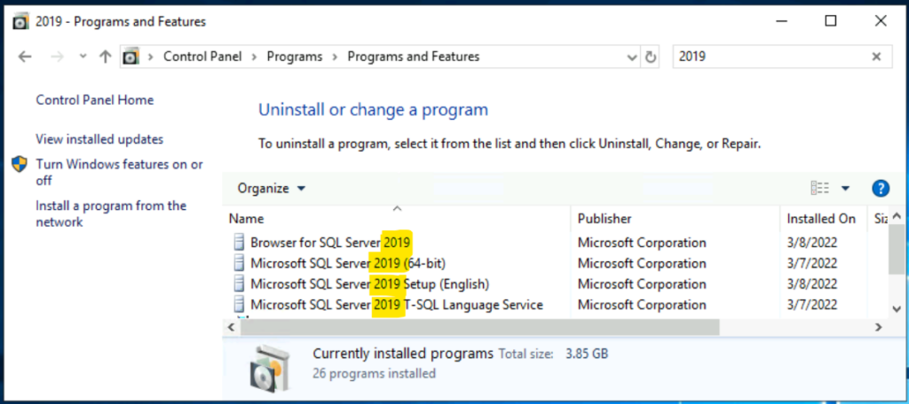 SQL Server 2019 Upgrade Verification