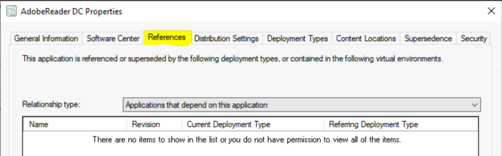 Applications References - Retire Application in SCCM