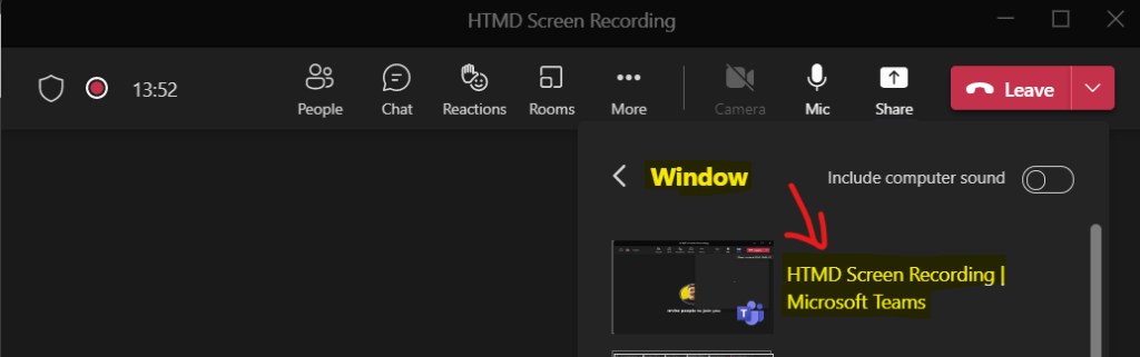 Use Microsoft Teams to Record Screen on Windows 11 PC 2