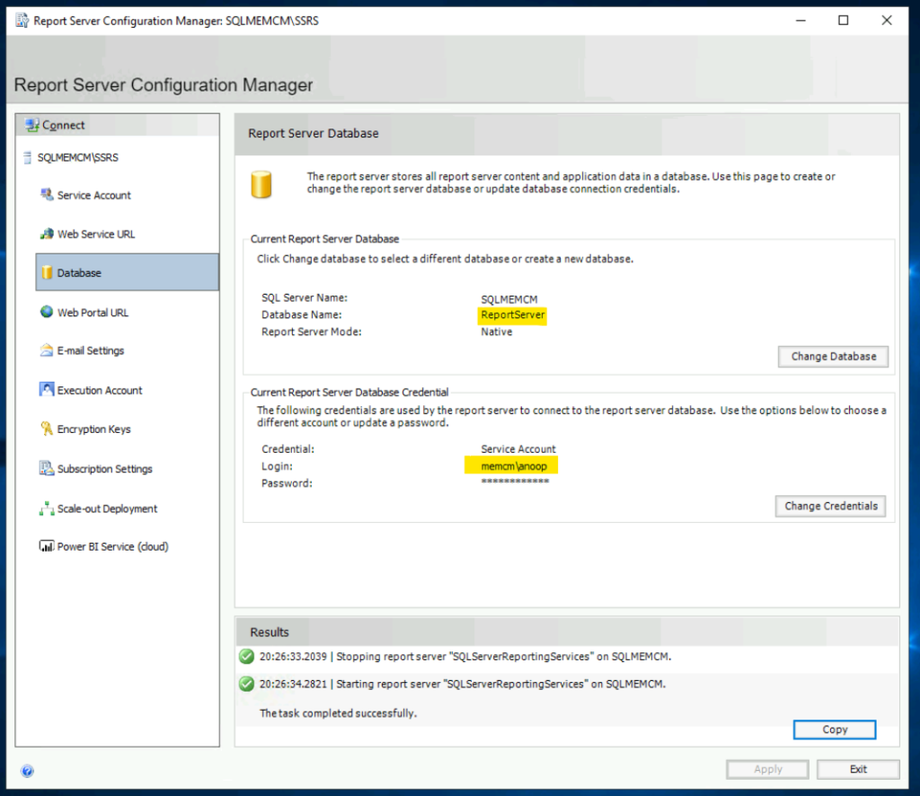 How to Configure SQL Reporting Services SSRS for SCCM