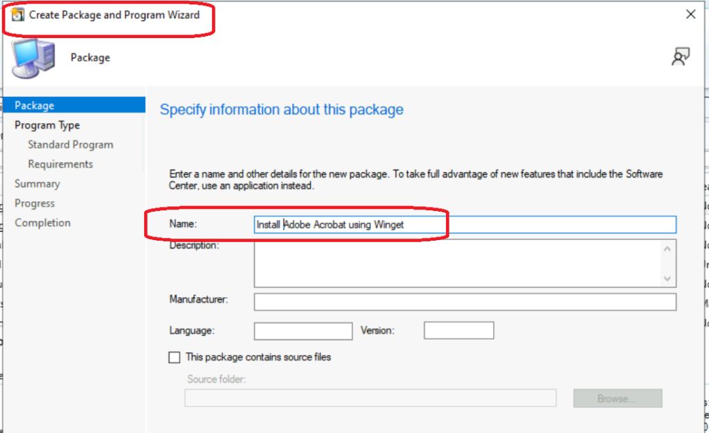 Install Apps from Windows Package Manager using SCCM