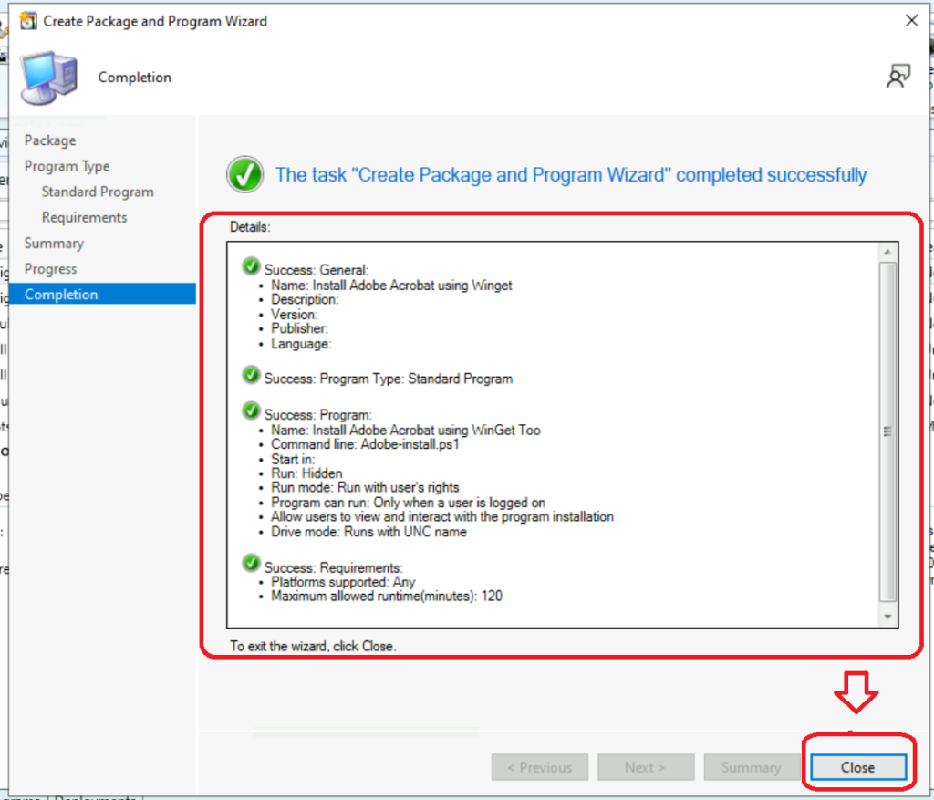 Install Apps from Windows Package Manager using SCCM