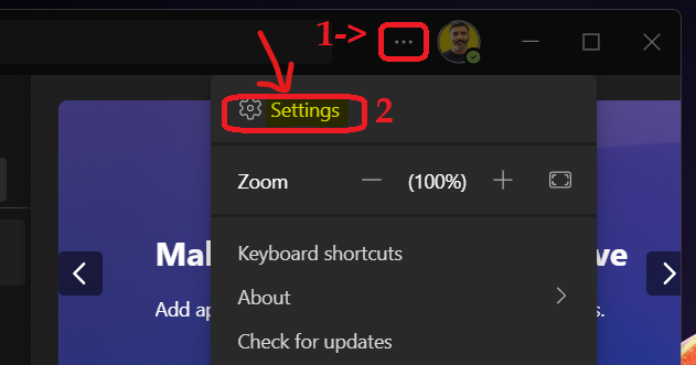 Disable or Enable Keyboard Shortcut to Temporarily Unmute in Microsoft Teams