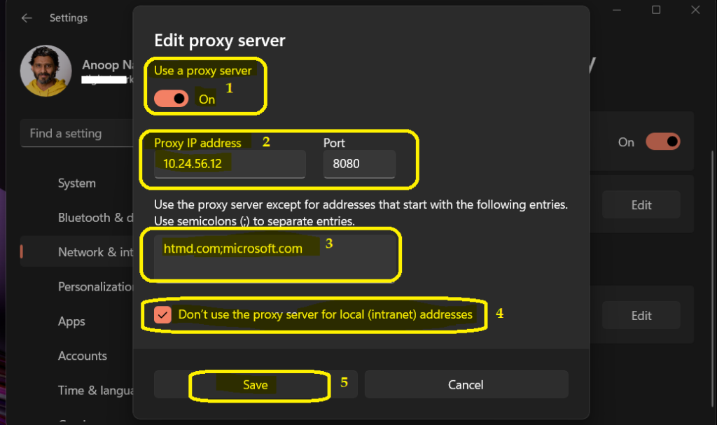 How to Configure Proxy Server Settings Manually 