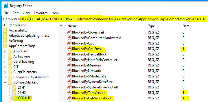 Windows 11 Upgrade Experience Indicators CompatMarkers | SCCM Windows 11 Upgrade Readiness Report using SQL Query