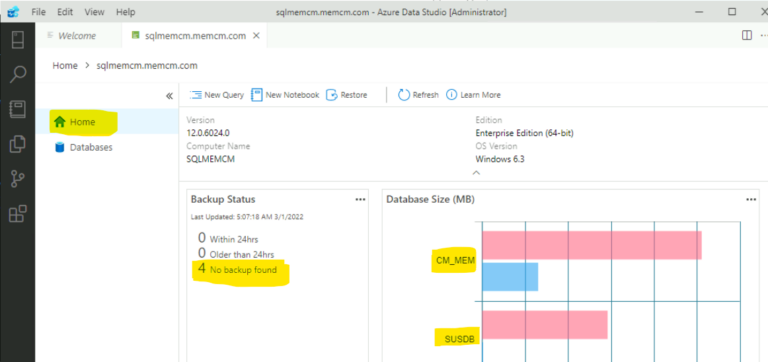 SCCM SQL Data Visualization Using Azure Data Studio And Query Execution ...