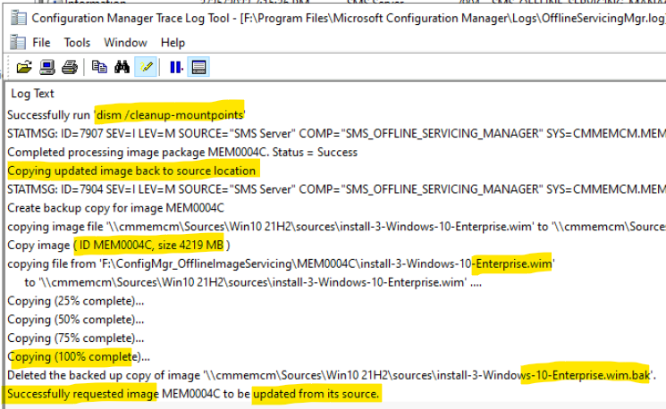 Add New Patches to OS Images using SCCM Schedule Updates Option