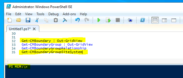 Export Backup SCCM Boundaries and Boundary Groups 1