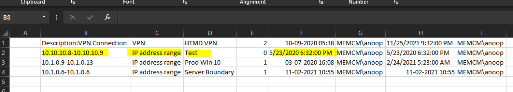 Export Import SCCM Boundaries and Boundary Groups 4