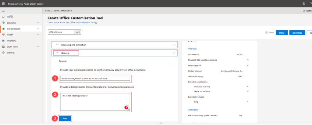 Create Custom XML File For Office 365 Intune Deployment HTMD Blog