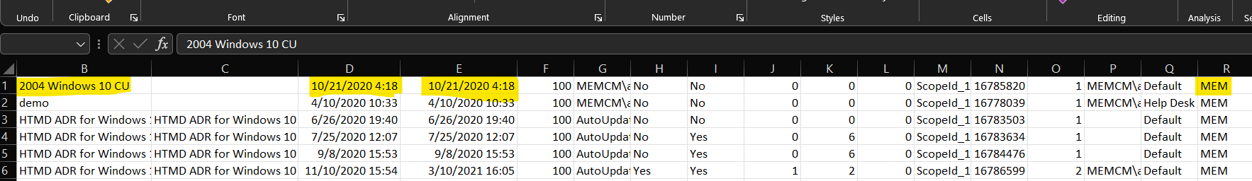 SUG Software Update Group Patch Deployments SCCM Report Using SQL Query ...