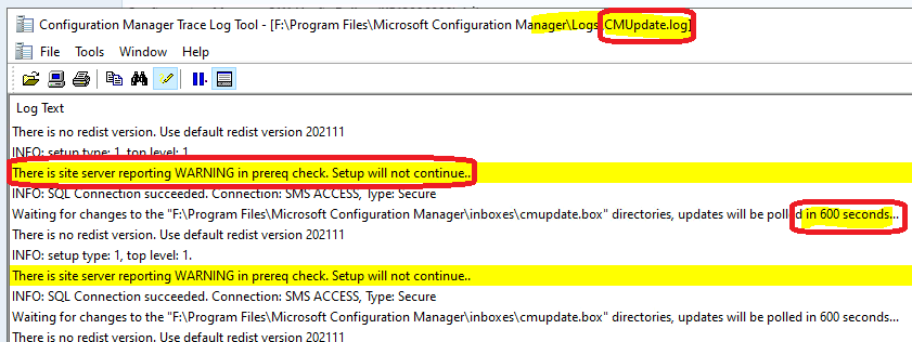 FIX: SCCM Setup will not continue because of WARNING in Prerequisite Check Issue