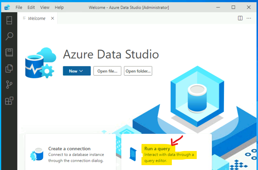 Build SQL Query Design with Azure Data Studio