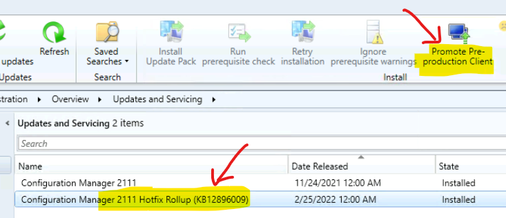 SCCM Client Upgrade Promote Pre-Production Client to Production 1