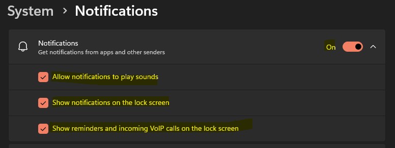 Add or Remove Windows 11 Quick Settings Icons and Notifications Options 2 Enable or Disable Windows 11 Notifications 1