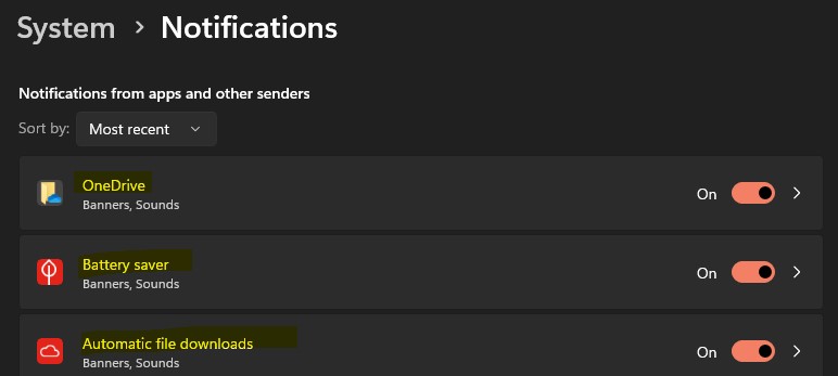 Enable or Disable Windows 11 Application Notification | Windows 11 Notifications Options 4