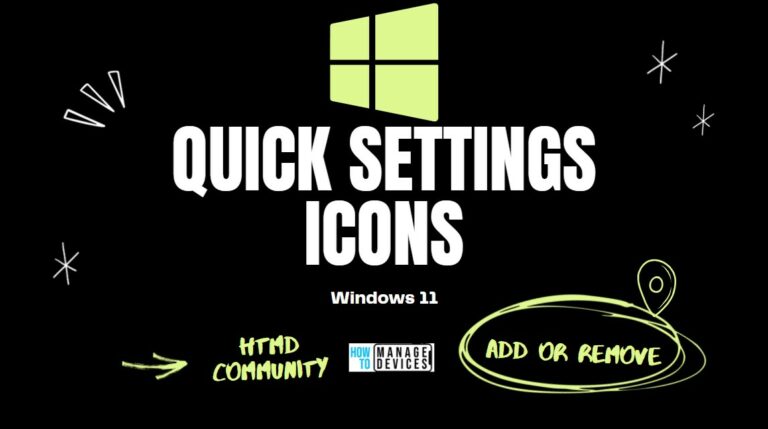 Add or Remove Quick Settings Icons on Windows 11 Devices Main
