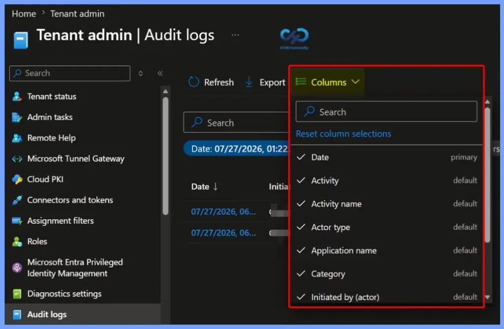 Track Who Restarted a Device using Intune Audit Logs - Fig.2