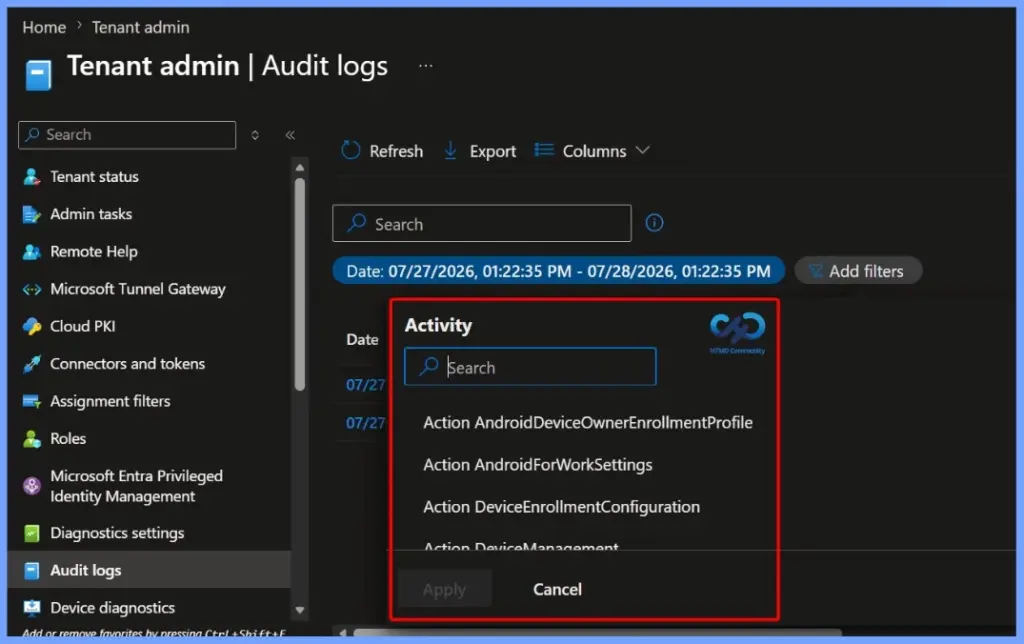 Track Who Restarted a Device using Intune Audit Logs - Fig.8