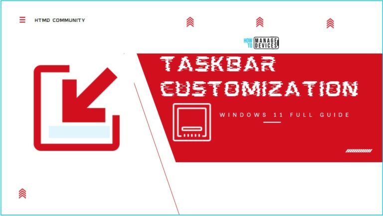 Best Method to Customize Windows 11 Taskbar Main
