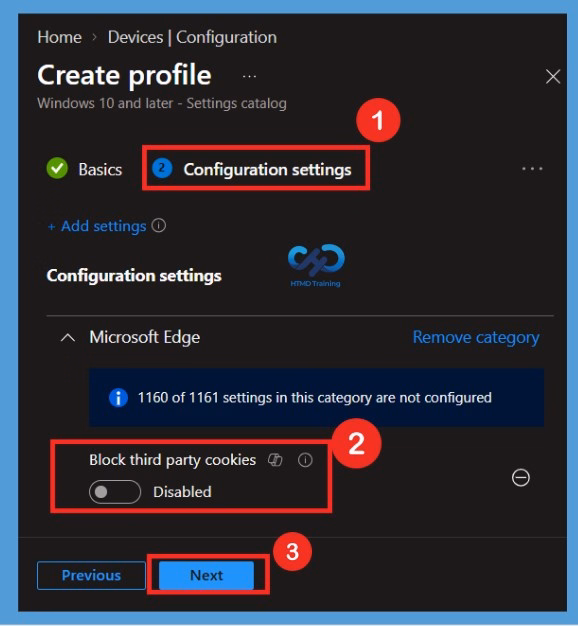 Block Third Party Cookies in Microsoft Edge using Intune to Improve Browser Privacy 6 Block Third Party Cookies in Microsoft Edge using Intune to Improve Browser Privacy -Fig.5