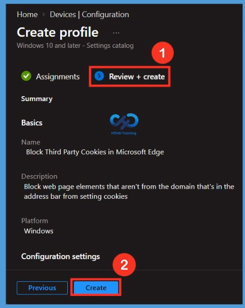 Block Third Party Cookies in Microsoft Edge using Intune to Improve Browser Privacy 10 Block Third Party Cookies in Microsoft Edge using Intune to Improve Browser Privacy -Fig.9