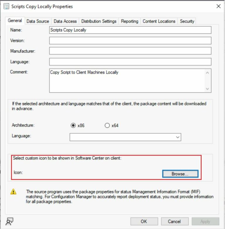 Set SCCM Software Center Icon For Task Sequences Packages Easy Steps