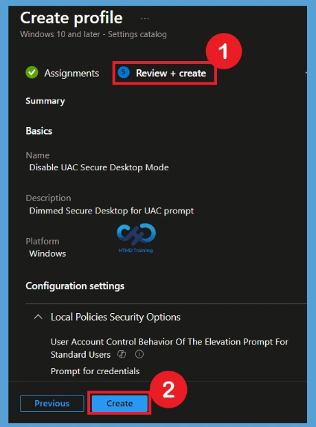 Disabling UAC Secure Desktop Mode for a Smoother Elevation Experience using Intune 10 Disabling UAC Secure Desktop Mode for a Smoother Elevation Experience using Intune - Fig.9