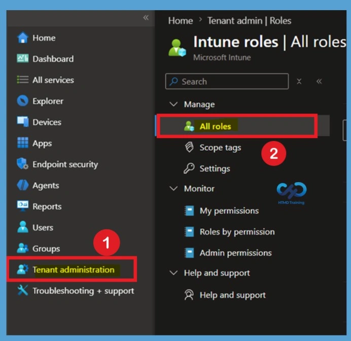 Create a Custom Built-in Role for More Granular Intune RBAC 3 Create a Custom Built-in Role for More Granular Intune RBAC-Fig.2