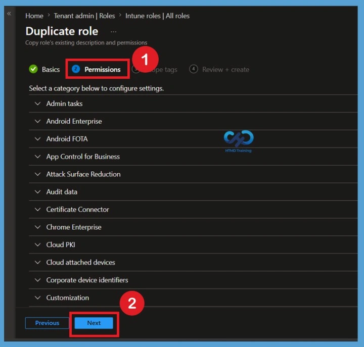 Create a Custom Built-in Role for More Granular Intune RBAC 6 Create a Custom Built-in Role for More Granular Intune RBAC-Fig.5