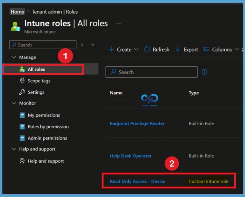 Create a Custom Built-in Role for More Granular Intune RBAC 10 Create a Custom Built-in Role for More Granular Intune RBAC-Fig.9