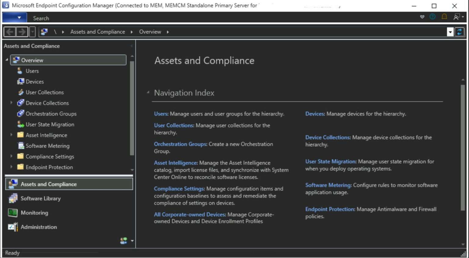 Dark Theme - SCCM 2209 Technical Preview New Features