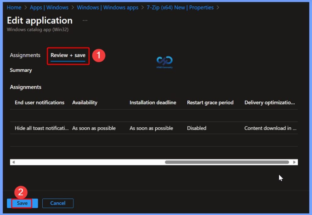 Intune Win32 App Deployment Toast Notifications and Company Portal User Experience 7 Intune Win32 App Deployment Toast Notifications and Company Portal User Experience - Fig.6