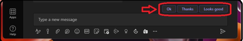 Turn Off or On Microsoft Teams Suggested Replies Feature Available on Windows 11 Desktop 1 Microsoft Teams Suggested Replies Available on Windows 11 Desktop 1