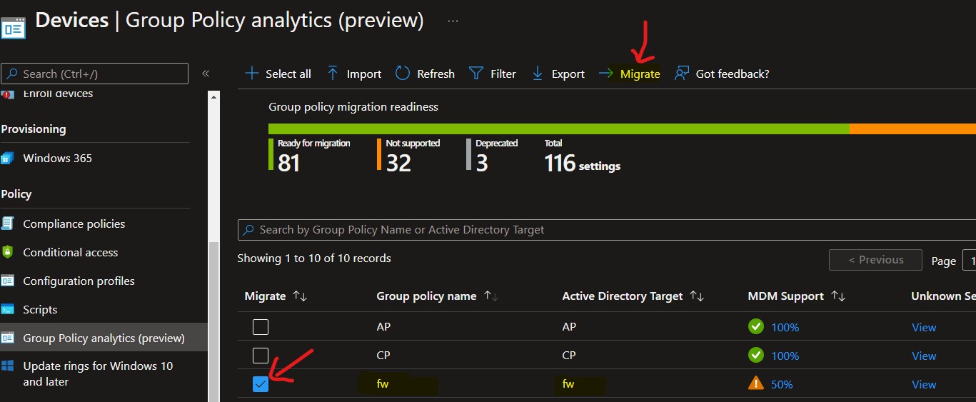 Migrate Group Policies GPOs To Intune Settings Catalog Policy HTMD Blog
