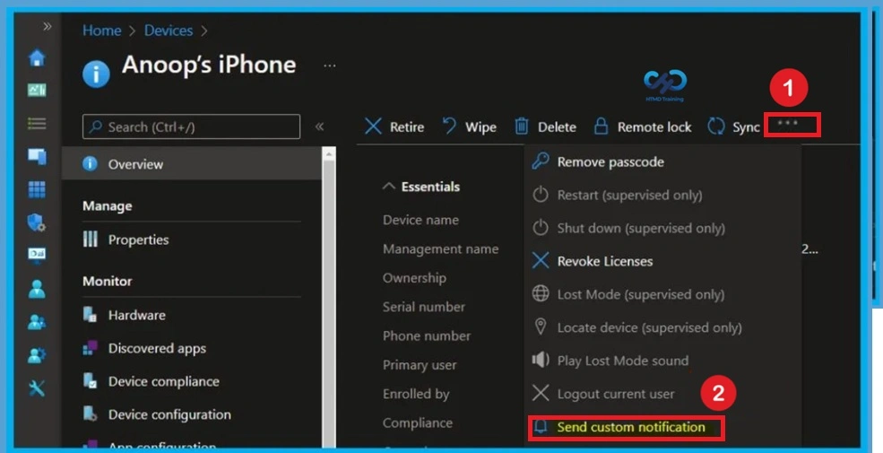 Perform Bulk Device Actions to Manage Multiple Devices Remotely using Intune -Fig.10