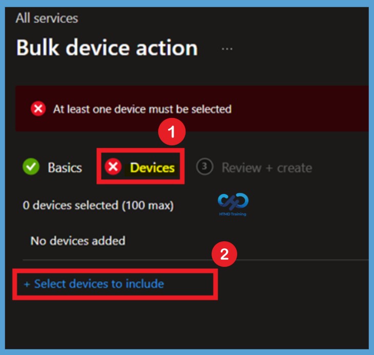 Perform Bulk Device Actions to Manage Multiple Devices Remotely using Intune -Fig.3