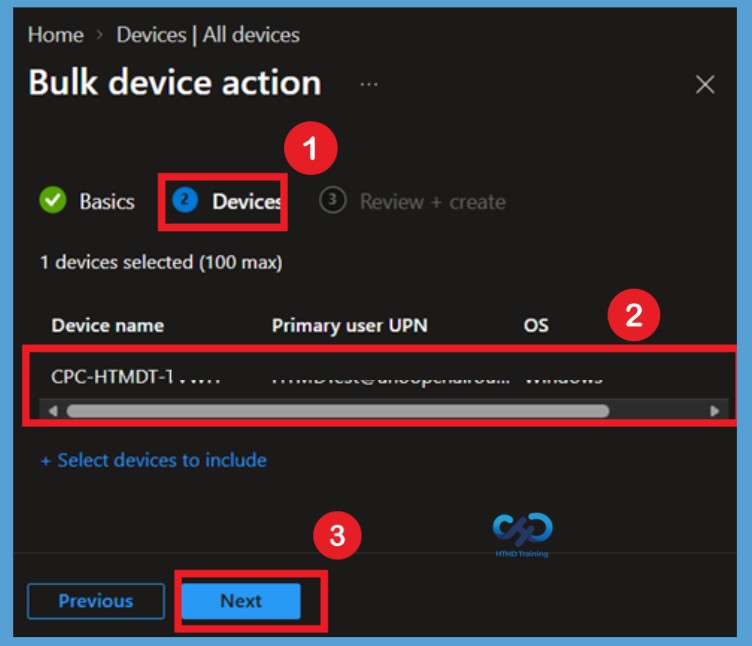 Perform Bulk Device Actions to Manage Multiple Devices Remotely using Intune -Fig.4