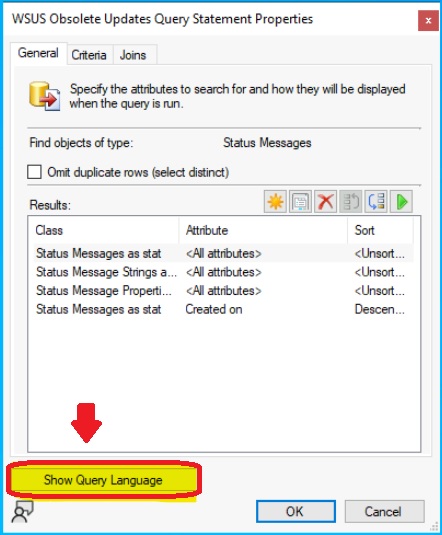 SCCM WSUS Obsolete Updates Deletion Alerts using Status Message