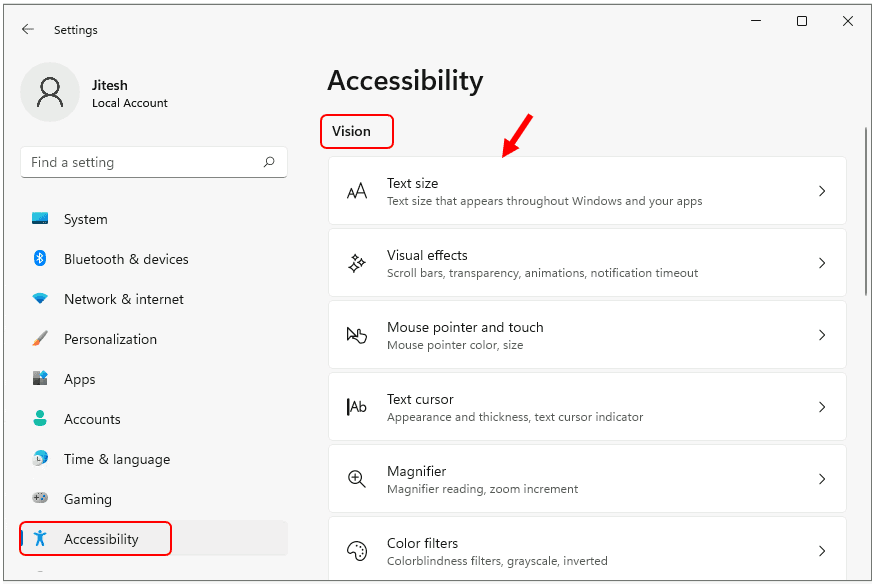 Windows 11 Accessibility Features Experience 1