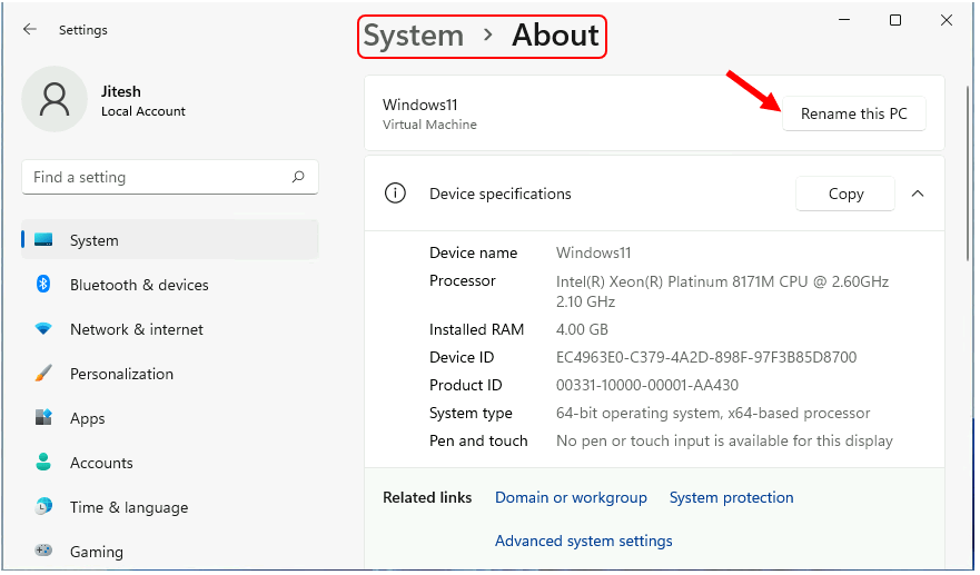 Best Methods to Rename Windows 11 PC and Cloud PC 6 Rename PC in Windows 11 | Easy Ways to Rename Windows 11 PC and Cloud PC 3