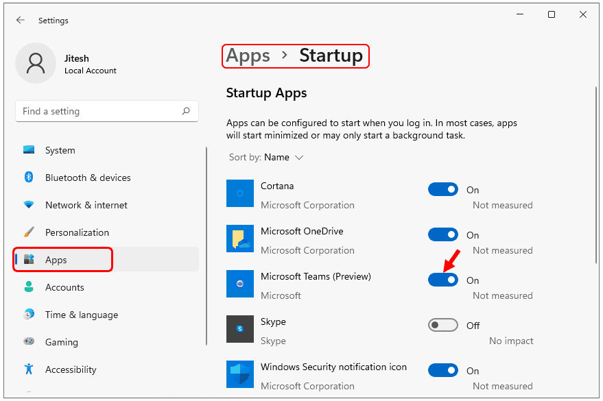 Enable or Disable Startup Apps in Windows 11 -6