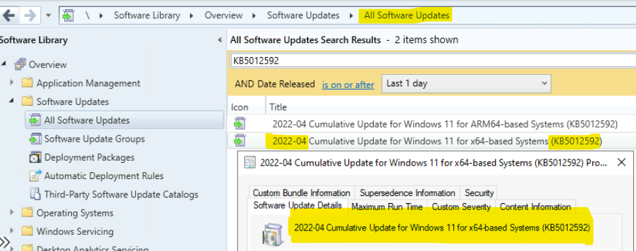 Windows 11 April 2022 Cumulative Update KB5012592