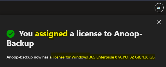 Windows 365 Cloud PC Licence Assignment to Users - Maximum Limit 20 Users at a Time 4