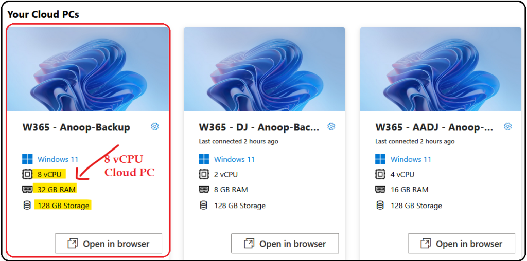 Conclusion - 8 vCPU Windows 365 Cloud PC Purchase