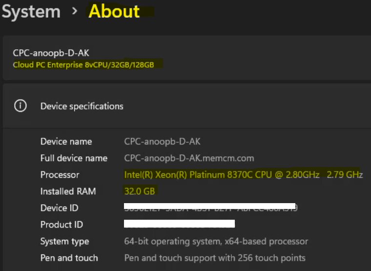 Conclusion - 8 vCPU Windows 365 Cloud PC Purchase