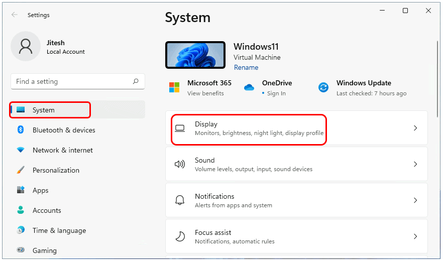 How to Turn On Night Light in Windows 11