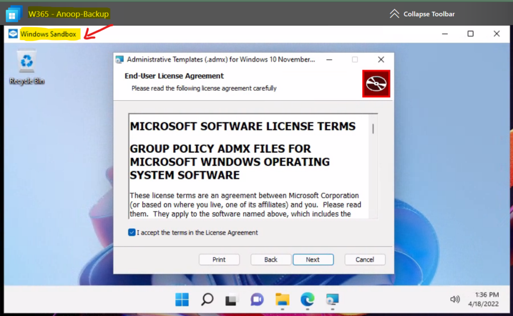 Cloud PC Enable Windows Subsystem for Linux Android Subsystem Sandbox and Hyper-V on Windows 11 9