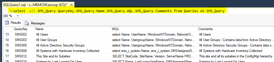 SQL Queries for SCCM Status Messages