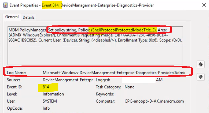 Migrate Group Policies GPOs to Intune Settings Catalog policy 17